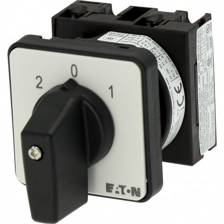T0-1-15421/E - T0-1-15421/E 095806 Y7-95806 EATON ELECTRIC Changeoverswitches, Contacts: 2, 20 A, front plate: 2-0-1, 45 °,..
