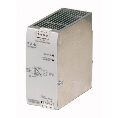SN3-050-EU8 - SN3-050-EU8 100643 EATON ELECTRIC Switched-mode power supply unit, 24-28VDC, adjustable, 5A