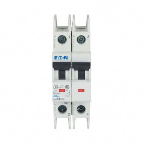 FAZ-C4/2-NA - FAZ-C4/2-NA 102162 Y7-102162 EATON ELECTRIC Over current switch, 4A, 2p, C-Char, AC