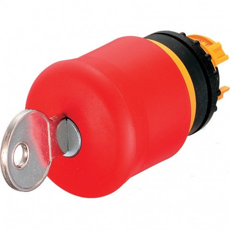 M22-PVS-SA(*)-* - M22-PVS-SA(*)-* 104826 Y7-104826 EATON ELECTRIC Emergency-stop pushbutton, D 38mm, key unlocking, closure ac..