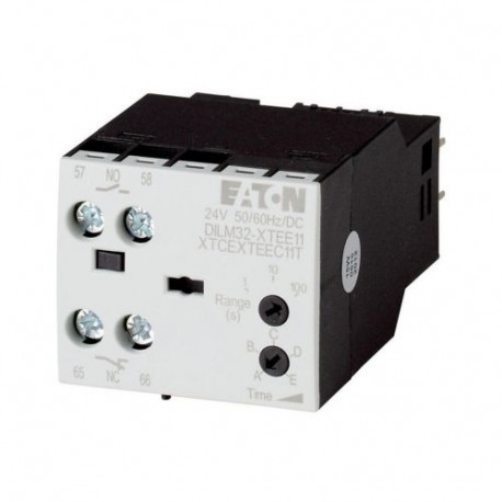 DILM32-XTED11-1(RAC240) - DILM32-XTED11-1(RAC240) 105212 Y7-105212 EATON ELECTRIC Timer module, 200-240VAC, 0.05-1s, off-delayed