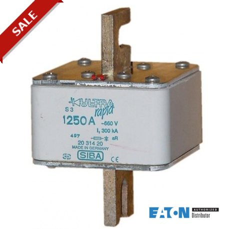 20.610.32-200 - 20.610.32-200 106475 EATON ELECTRIC Semiconductor fuse, superfast, 200A
