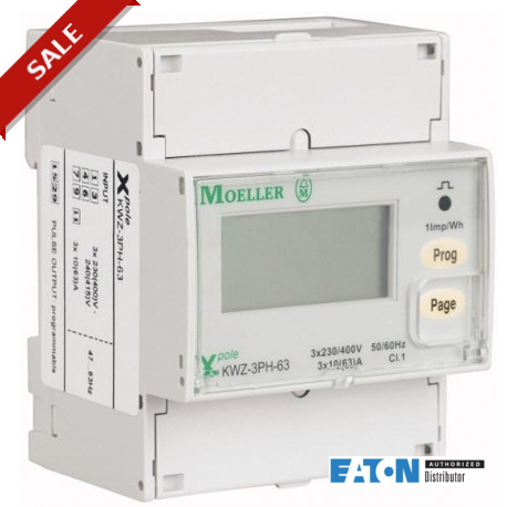 KWZ-3PH-63 - KWZ-3PH-63 110826 EATON ELECTRIC Energy meter KWZ 3N