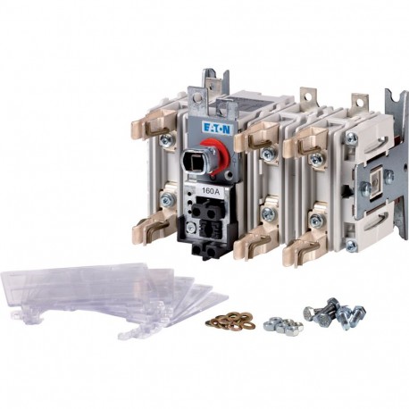 QSA160N1-00/3 - QSA160N1-00/3 1318033 Y8-1318033 EATON ELECTRIC Switch-disconnector-fuse, 3 pole, 160 A, rear mounting, NH00