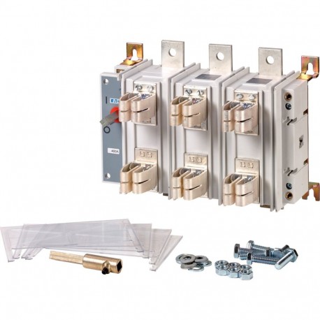 QSA400-3/3 - QSA400-3/3 1318549 Y8-1318549 EATON ELECTRIC Switch-disconnector-fuse, 3 pole, 400 A, rear mounting, NH3
