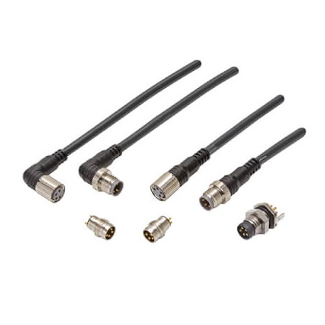 Y92E-S08PVC4S5M-L - Y92E-S08PVC4S5M-L 224787 OMRON With Straight-through cable 4 wire 5m M8 F & B IP69K