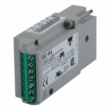 BOR4 - BOR4 CARLO GAVAZZI Module 2 relay outputs + 2 open-collector outputs to indicator UOM and converter USC
