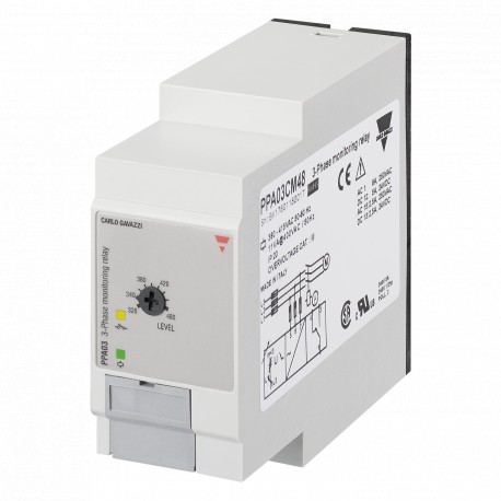 PPA03CM23 - PPA03CM23 CARLO GAVAZZI Selected parameters OUTPUT SIGNAL 1 relay SETPOINTS 1, adjustable MONITORED VARIABLE..