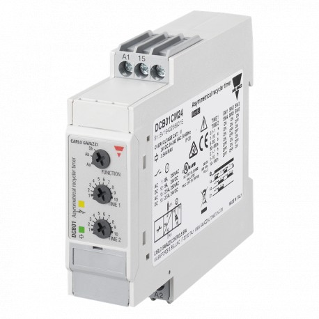 DCB01CM24 - DCB01CM24 CARLO GAVAZZI Selected parameters FUNCTION Asymmetrical recycler OUTPUT SIGNAL 1 relay Others INPU..