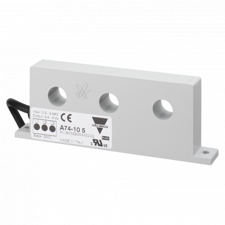 A74-105 - A74-105 CARLO GAVAZZI Selected parameters PRIMARY CURRENT VALUE 5 A SECONDARY CURRENT / OUTPUT SIGNAL 4 Vp O..