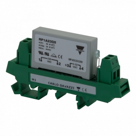 RP1D060D4M1PD - RP1D060D4M1PD CARLO GAVAZZI Selected parameters SYSTEM DIN-rail Mount CURRENT RATING CATEGORY 1 8 ADC RATED ..
