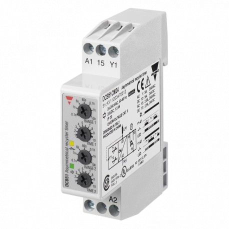 DCB51CM24 - DCB51CM24 CARLO GAVAZZI Selected parameters FUNCTION Asymmetrical recycler OUTPUT SIGNAL 1 relay Others INPU..