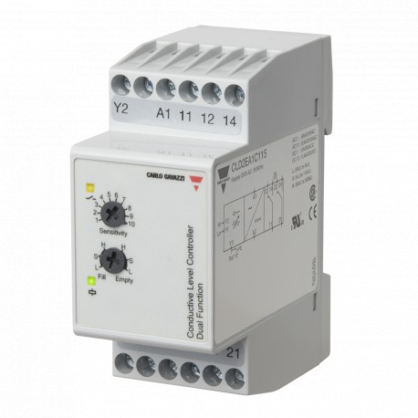 CLD2EA1C115 - CLD2EA1C115 CARLO GAVAZZI Selected parameters SYSTEM System HOUSING 2-DIN SENSING FUNCTION Filling or Emptyi..
