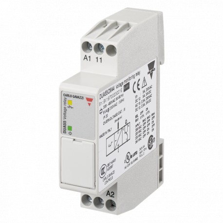 DUA55CM44 - DUA55CM44 CARLO GAVAZZI Selected parameters OUTPUT SIGNAL 1 relay SETPOINTS window selectable MONITORED VARI..