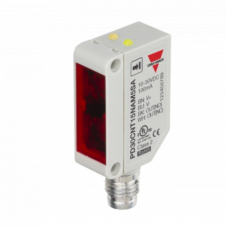 PD30CNT15NAM5SA - PD30CNT15NAM5SA CARLO GAVAZZI Selected parameters SYSTEM Through-beam HOUSING rectangular SENSING RANGE 6 ....