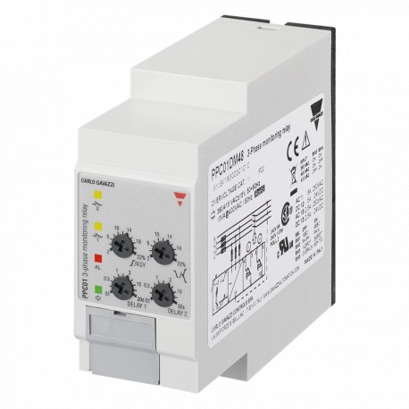 PPC01DM23 - PPC01DM23 CARLO GAVAZZI Selected parameters OUTPUT SIGNAL 2 relays SETPOINTS 2, adjustable MONITORED VARIABL..