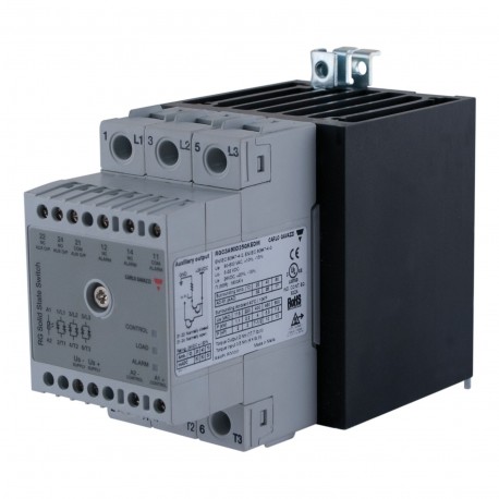 RGC3A60D25GKEAM - RGC3A60D25GKEAM CARLO GAVAZZI Selected parameters SYSTEM DIN-rail Mount CURRENT RATING CATEGORY 11 25 AAC RA..