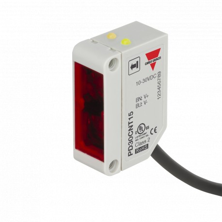 PD30CNT15 - PD30CNT15 CARLO GAVAZZI Selected parameters SYSTEM Through-beam HOUSING rectangular SENSING RANGE 6 ... 20 m..