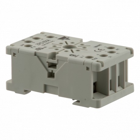 ZPD8XA - ZPD8XA CARLO GAVAZZI Function: For RCP relays, Connection: Screw terminals, Type: DIN rail sockets, Descript..