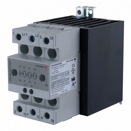 RGC3A60D30KGE - RGC3A60D30KGE CARLO GAVAZZI Selected parameters SYSTEM DIN-rail Mount CURRENT RATING CATEGORY 26 50 AAC RATE..