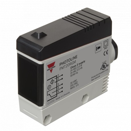 PMT20RGM - PMT20RGM CARLO GAVAZZI Selected parameters SYSTEM Through-beam HOUSING rectangular SENSING RANGE 6 ... 20 m ..