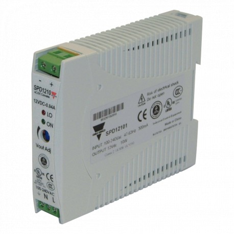 SPD12101 - SPD12101 CARLO GAVAZZI Selected parameters MODEL Din Rail AC INPUT VOLTAGE 90 265V OUTPUT POWER 10W PARALLEL..
