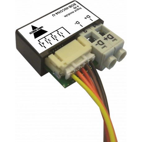 BDB-INCON4-U - BDB-INCON4-U CARLO GAVAZZI Selected parameters TYPE Input module HOUSING Decentral POWER SUPPLY Bus-powered ..