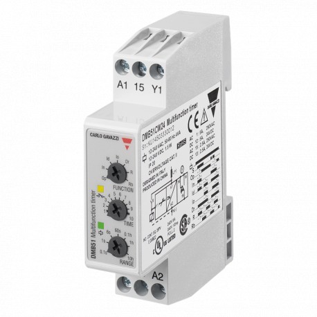 DMB51CM24 - DMB51CM24 CARLO GAVAZZI Selected parameters FUNCTION Multi-function OUTPUT SIGNAL 1 relay Others INPUT RANGE..
