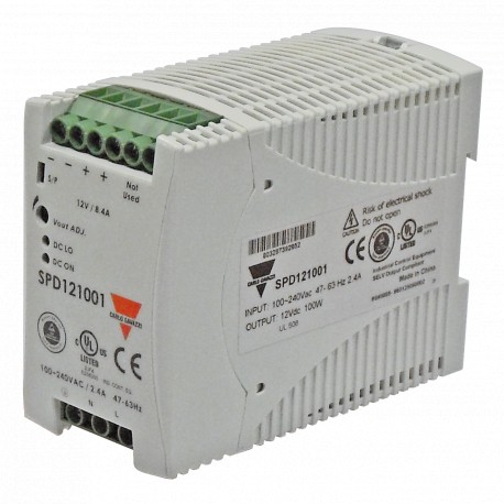 SPD241001 - SPD241001 CARLO GAVAZZI Selected parameters MODEL Din Rail AC INPUT VOLTAGE 90 264V OUTPUT POWER 100W PARALL..
