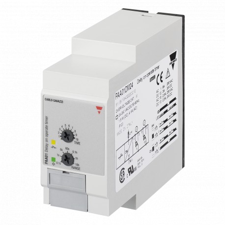 PAA01DM24 - PAA01DM24 CARLO GAVAZZI Selected parameters FUNCTION Delay on operate OUTPUT SIGNAL 2 relays Others INPUT RA..