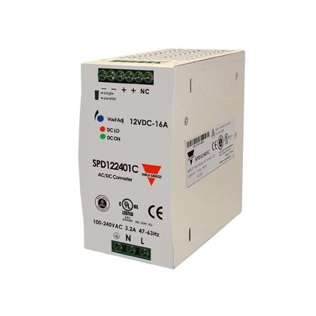 SPD242401CB - SPD242401CB CARLO GAVAZZI Selected parameters MODEL Din Rail AC INPUT VOLTAGE 88 264V OUTPUT POWER 240W PARA..