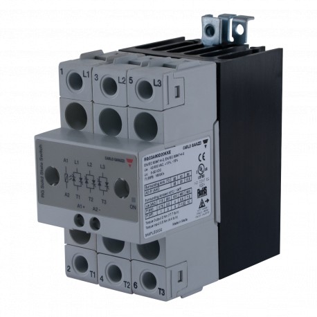 RGC3A60A20KKE - RGC3A60A20KKE CARLO GAVAZZI Selected parameters SYSTEM DIN-rail Mount CURRENT RATING CATEGORY 11 25 AAC RATE..