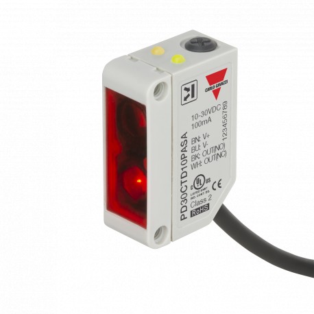 PD30CTD10PASA - PD30CTD10PASA CARLO GAVAZZI Selected parameters SYSTEM Diffuse reflective HOUSING rectangular SENSING RANGE ..