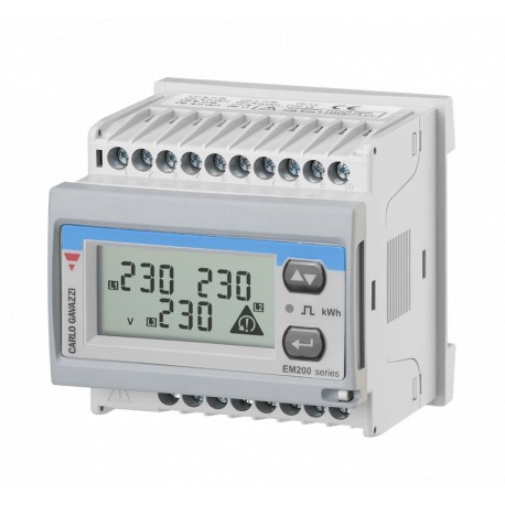 EM21072DAV63XOSX - EM21072DAV63XOSX CARLO GAVAZZI Selected parameters FUNCTION Energy analyzer MOUNTING DIN-rail and Panel POWE..