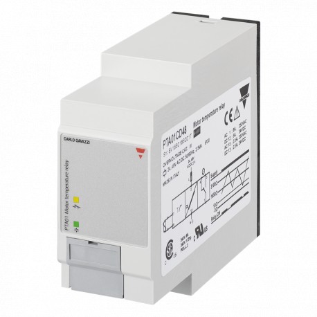 PTA01C230 - PTA01C230 CARLO GAVAZZI Selected parameters OUTPUT SIGNAL 1 relay SETPOINTS 1, fixed MONITORED VARIABLE Temp..