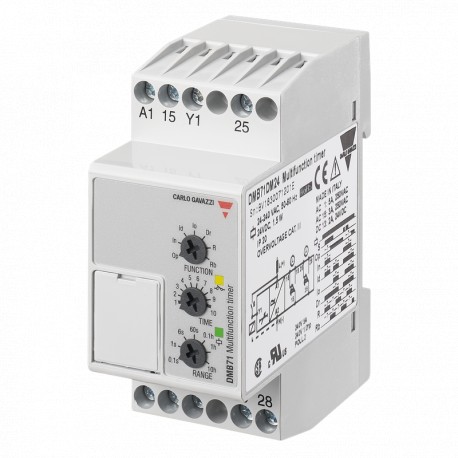 DMB71DM24 - DMB71DM24 CARLO GAVAZZI Selected parameters FUNCTION Multi-function OUTPUT SIGNAL 2 relays Others INPUT RANG..