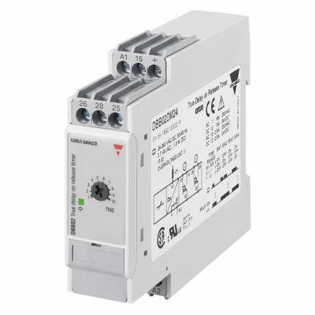 DBB02DM24 - DBB02DM24 CARLO GAVAZZI Selected parameters FUNCTION True delay on release OUTPUT SIGNAL 2 relays Others INP..