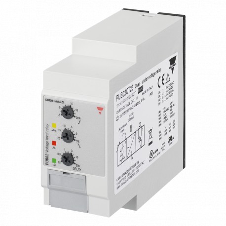 PUB02CT23 - PUB02CT23 CARLO GAVAZZI Selected parameters OUTPUT SIGNAL 1 relay SETPOINTS 2, adjustable MONITORED VARIABLE..