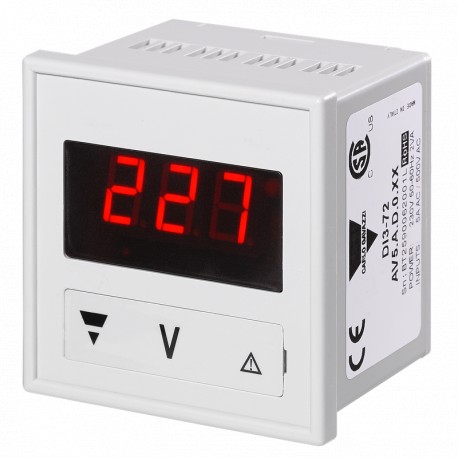 DI372AV5AD0XX - DI372AV5AD0XX CARLO GAVAZZI Selected parameters FUNCTION Digital indicators MOUNTING Panel POWER SUPPLY 230V..