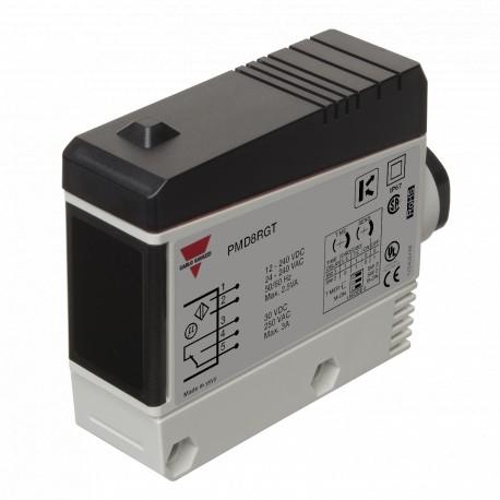 PMD8RGT - PMD8RGT CARLO GAVAZZI Selected parameters SYSTEM Diffuse reflective HOUSING rectangular SENSING RANGE 500 ....