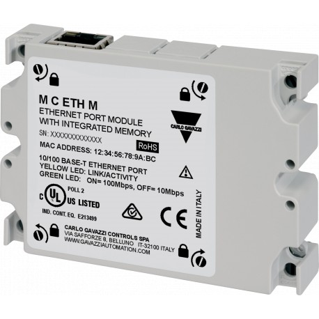 MCETHM - MCETHM CARLO GAVAZZI Communication module, Ethernet port with built-in memory, to WM40