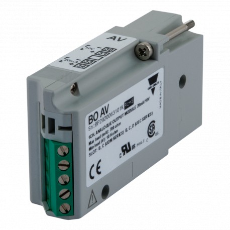BOAV - BOAV CARLO GAVAZZI Analog output module 0 to 20mA, 0 to 10VDC, for indicator UOM and converter USC