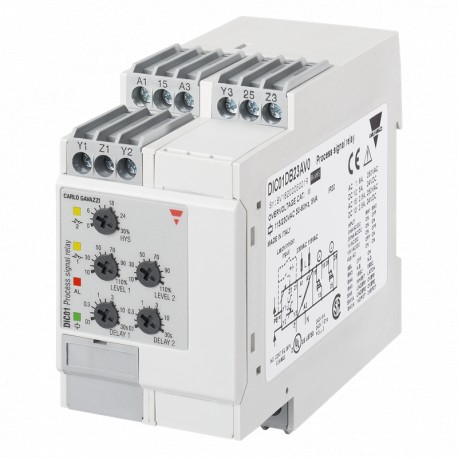 DIC01DD48AV0 - DIC01DD48AV0 CARLO GAVAZZI Selected parameters OUTPUT SIGNAL 2 relays SETPOINTS 2, adjustable MONITORED VARI..