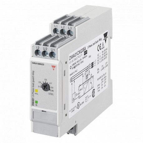 DWA01CM235A - DWA01CM235A CARLO GAVAZZI Selected parameters OUTPUT SIGNAL 1 relay SETPOINTS 1, adjustable MONITORED VARIAB..