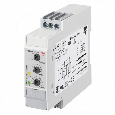 DAC01CM40 - DAC01CM40 CARLO GAVAZZI Selected parameters FUNCTION Star-Delta OUTPUT SIGNAL 1 relay Others INPUT RANGE 0,1..