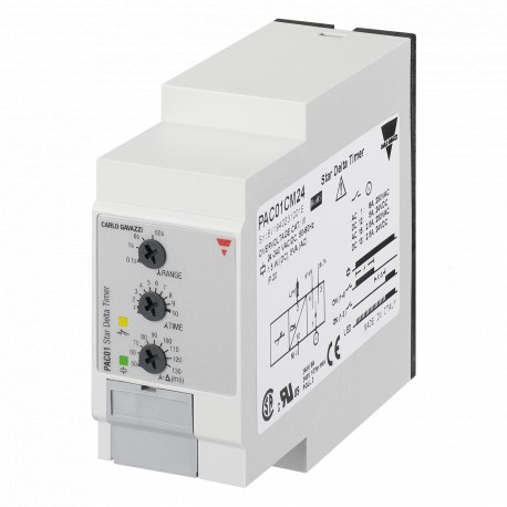 PAC01CM40 - PAC01CM40 CARLO GAVAZZI Selected parameters FUNCTION Star-Delta OUTPUT SIGNAL 1 relay Others INPUT RANGE 0,1..