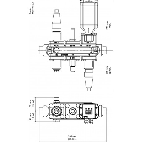 027L3158 - 027L3158 DANFOSS REFRIGERATION Valve station