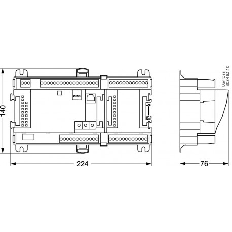 080Z0186 - 080Z0186 DANFOSS REFRIGERATION Pack controller