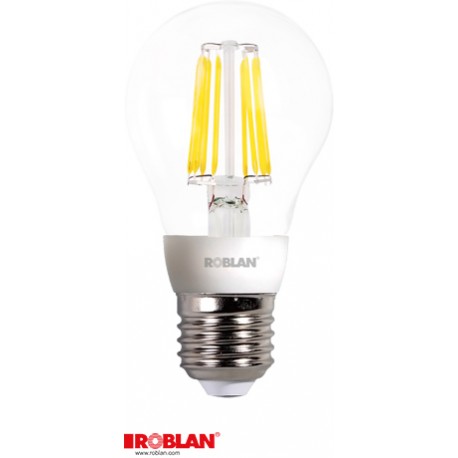 LEDFILEST7C - LEDFILEST7C ROBLAN LED Filament Standard A60 E27 7W Warm 2700K 700LM 220-240V