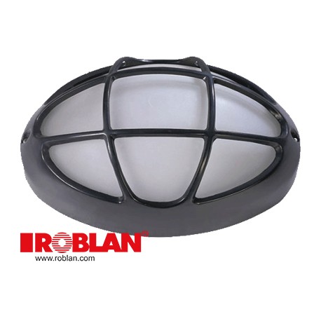 FPL1055L - FPL1055L ROBLAN Wall Fixture S/ROUND con X Max 100W BLACK